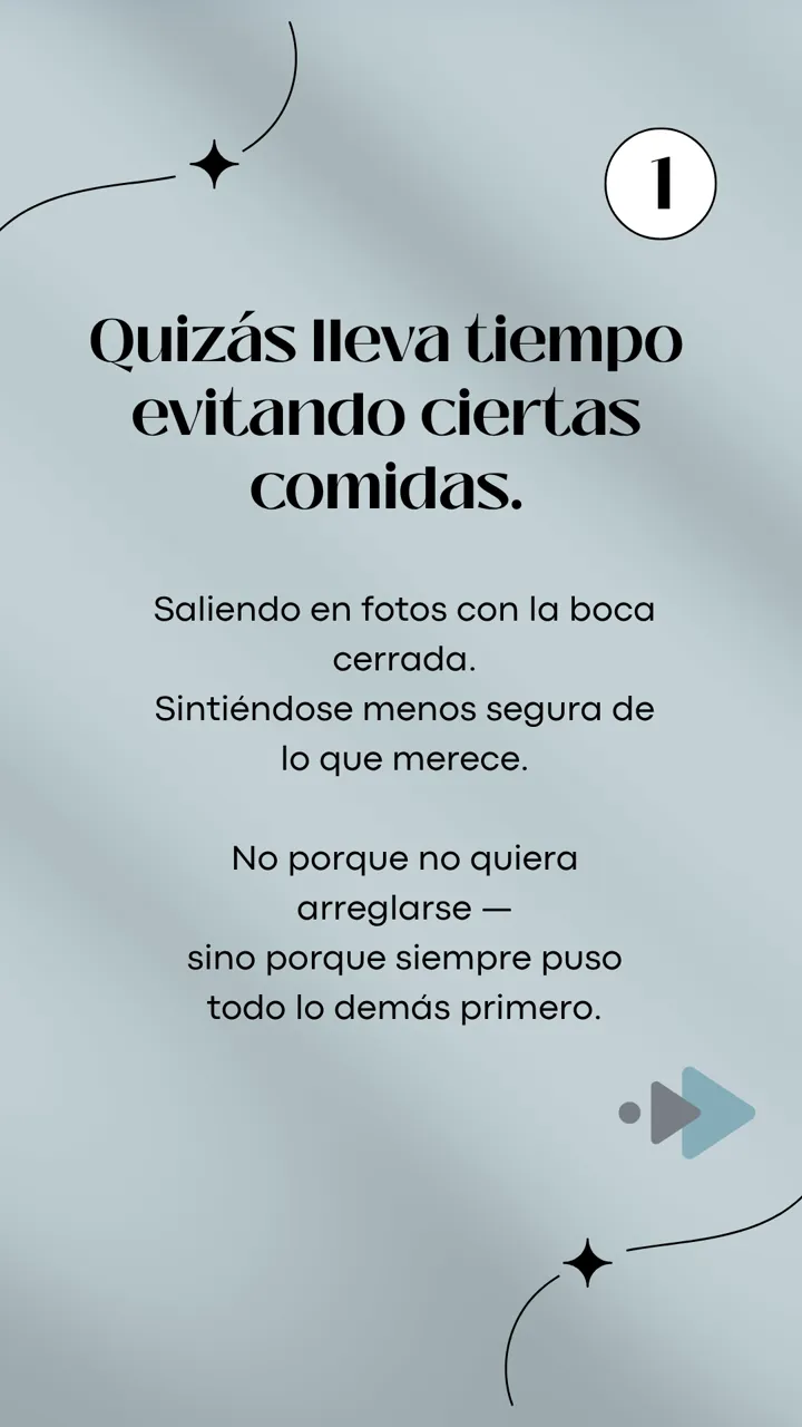 Lámina 2 de 6: Quizás lleva tiempo evitando ciertas comidas.